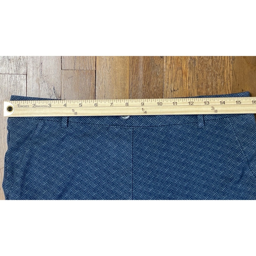 Betabrand Yoga Dress Pants Size‎ Large Two Pocket Blue Herringbone Athleisure - Picture 4 of 10